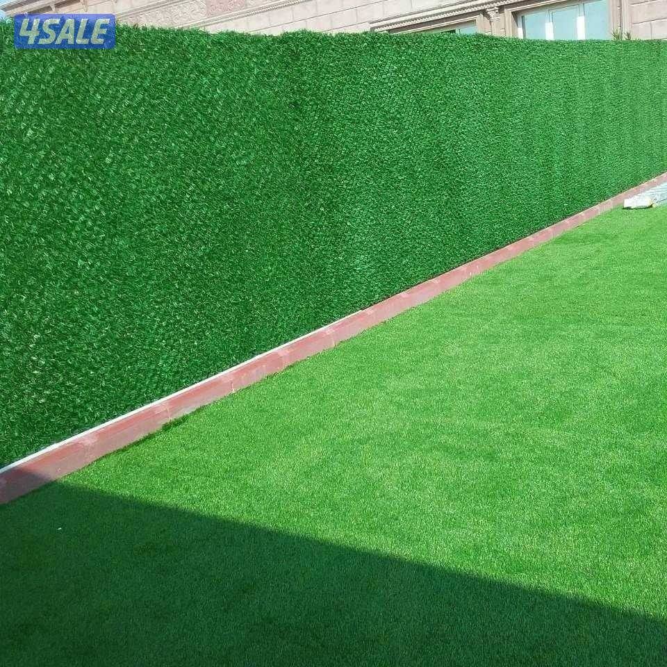 تنسيق حدائق تركيب تيل صناعي وطبيعي سور تركي تركيب بلاط وكربستون زراعة6