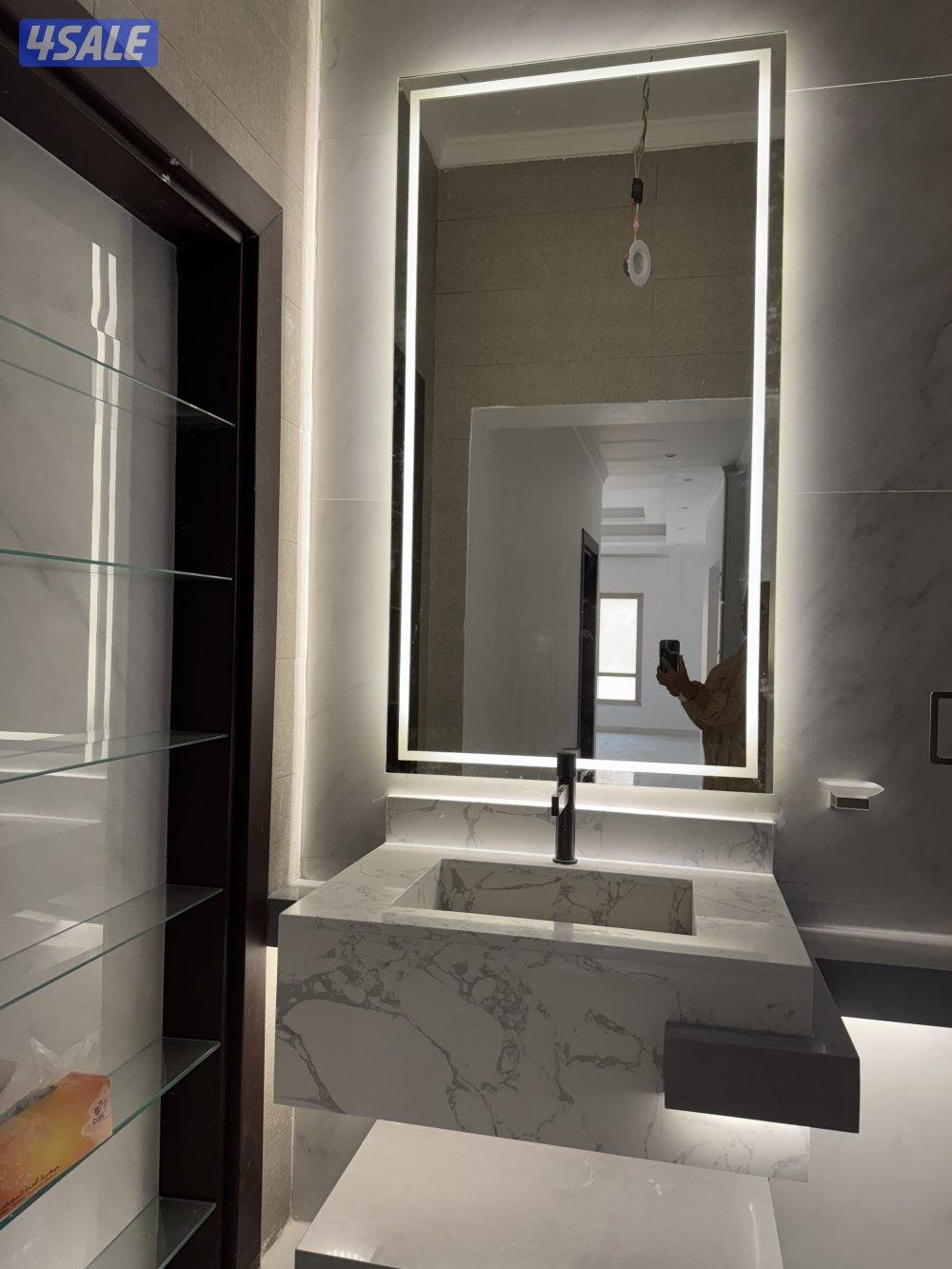 ٣ غ ٤ حمامات غرفه شاغله مطبج كبير مجهز تشطيب فاخر اصلاله صاله واسعه4