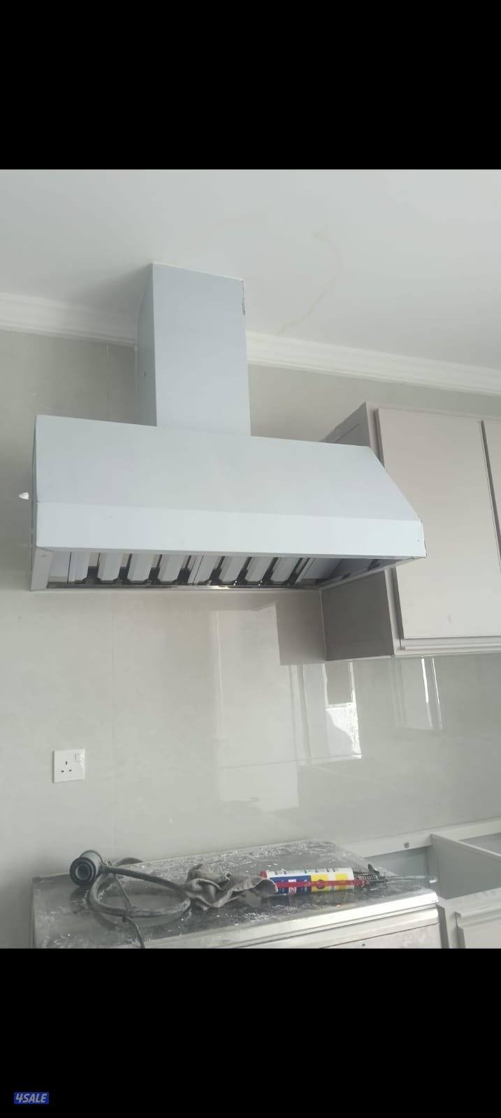 kitchen hood  steel  Chimney   ventilation   work3