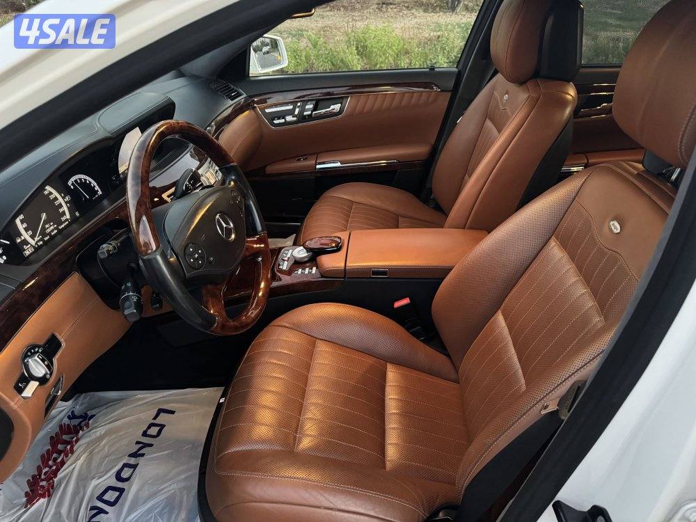 مرسيدسS600 بحالة الوكالة صبغ الوكاله V12 عداد 135 اعلى مواصفات7