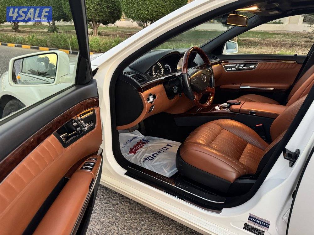 مرسيدسS600 بحالة الوكالة صبغ الوكاله V12 عداد 135 اعلى مواصفات8