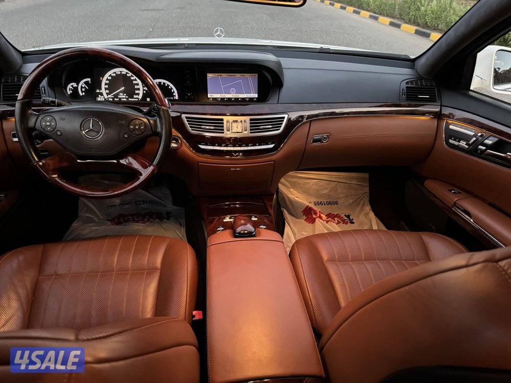 مرسيدسS600 بحالة الوكالة صبغ الوكاله V12 عداد 135 اعلى مواصفات9