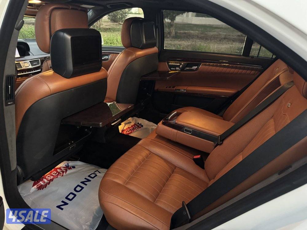 مرسيدسS600 بحالة الوكالة صبغ الوكاله V12 عداد 135 اعلى مواصفات10