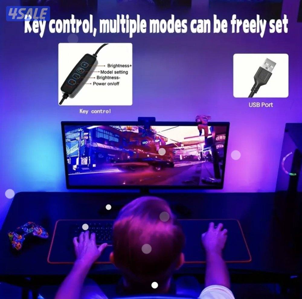 إضاءة ليد تركب ورا الشاشه او التلفزيون3