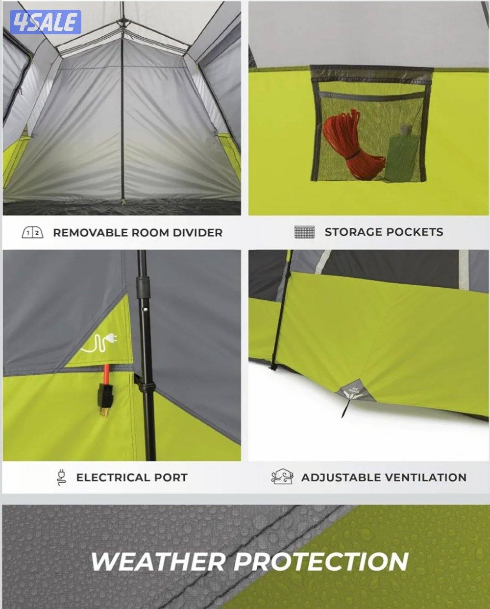 خيمة CORE 9 Person Instant Cabin Tent5