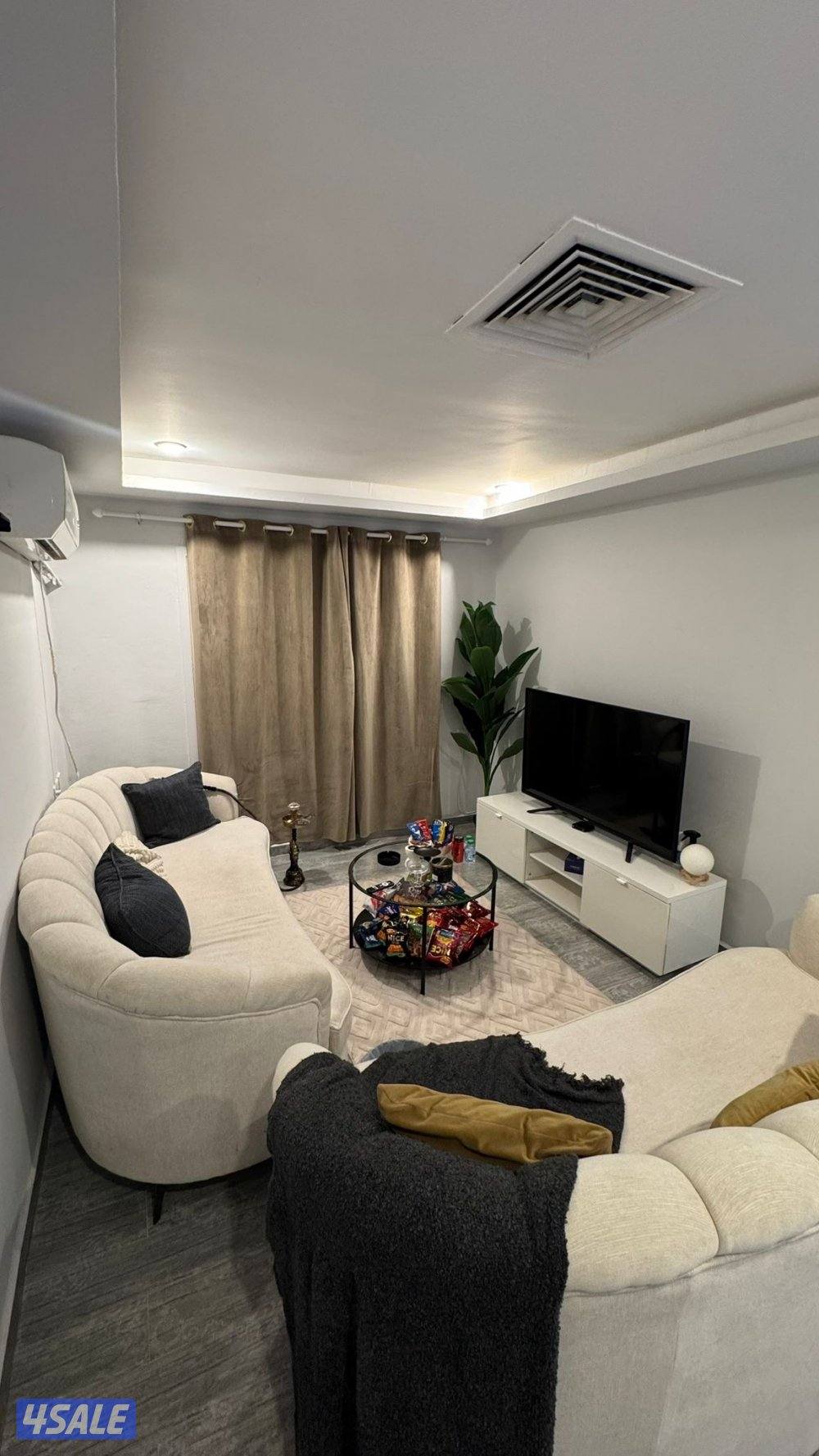 شقق للايجار خلو غرفة وصالة ومطبخ وحمام تشطيب سوبر لوكس يوجد باركنً6