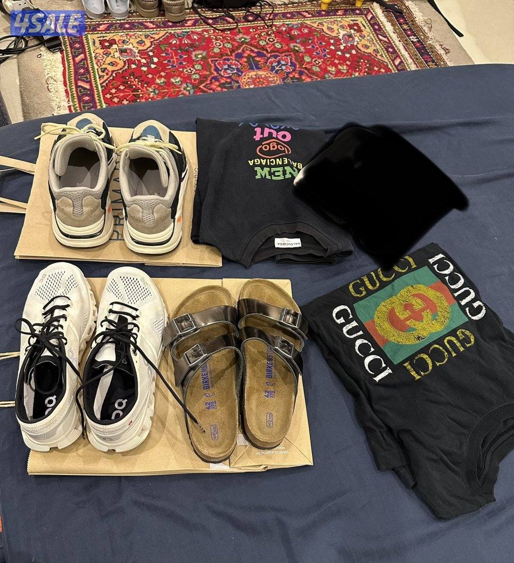 5 قطع اصليه جملة ( 2 تيشيرت + 3 احذيه )4