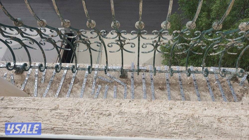 مكافحه حشرات تركيب أسلاك مانع للحمام والطييور .مقاومة للصدا.افضل خدمه7