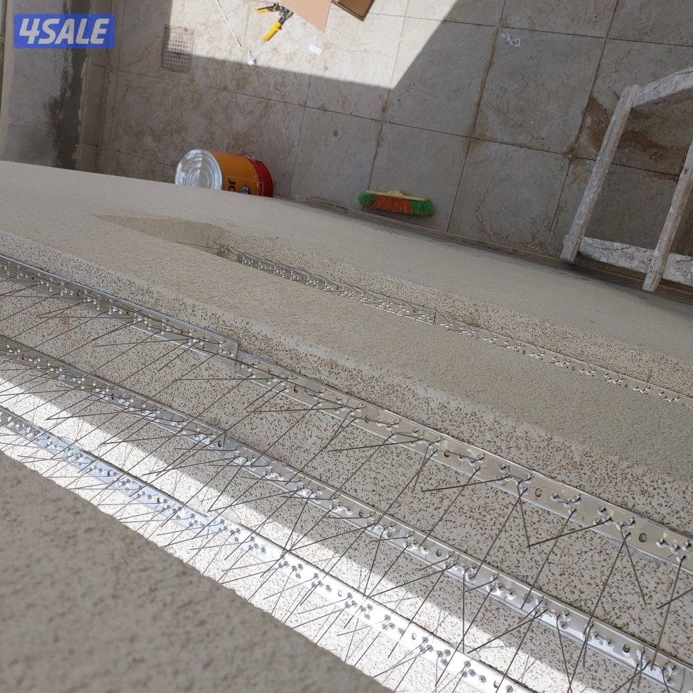 مكافحه حشرات تركيب أسلاك مانع للحمام والطييور .مقاومة للصدا.افضل خدمه8