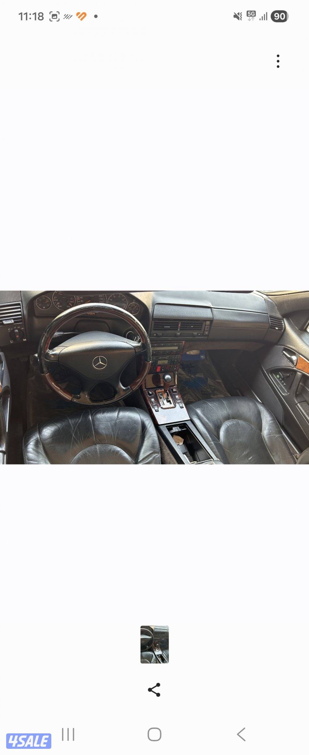 SL 500 1999 وارد اليابان ممشى قليل ٨٧ الف3