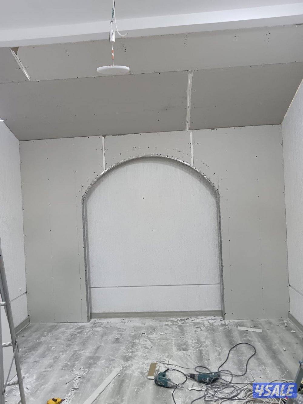 ديكور جبس بورد واسمنت بورد بديل خشب بديل رخام وشبورد وحجر تكسير خشب خا7