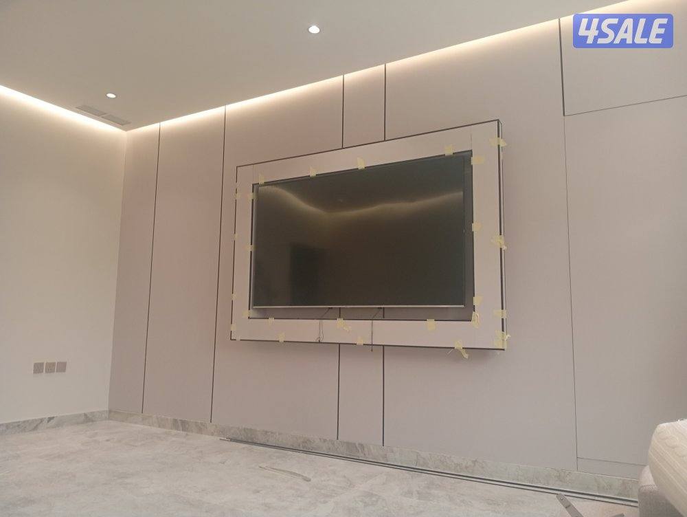 ديكور جبس بورد واسمنت بورد بديل خشب بديل رخام وشبورد وحجر تكسير خشب خا10