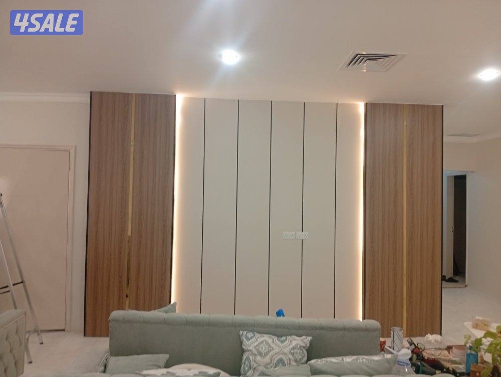 ديكور جبس بورد واسمنت بورد بديل خشب بديل رخام وشبورد وحجر تكسير خشب خا13