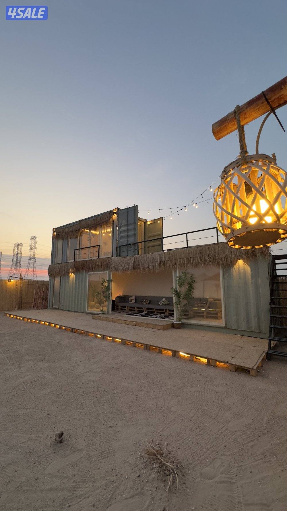 للبيع عدد 2 شاليهات متنقله (كونتينرات) مع اغراض المخيم6