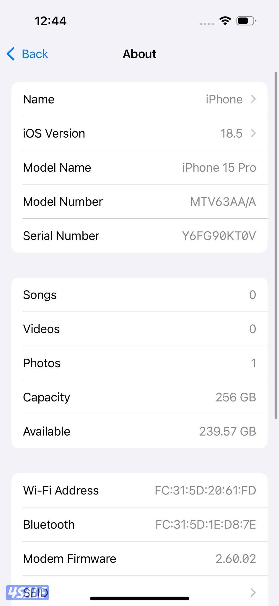 آيفون 15 برو – 256 جيجابايت – iPhone 15 Pro 256GB Blue7