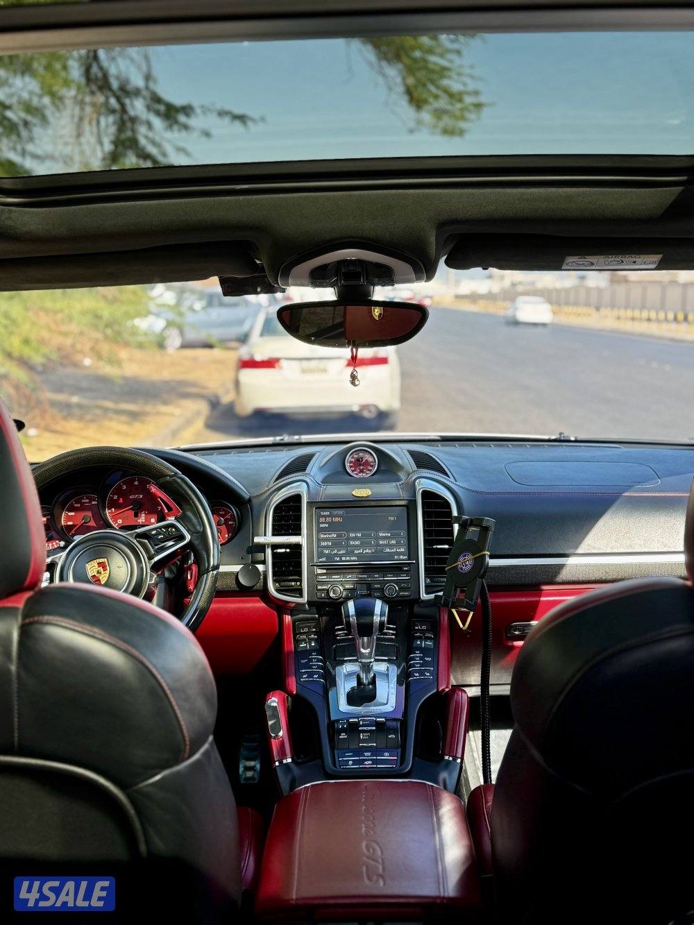 للبيع بورش كايين GTS صبغ الوكالة داخلية لون أحمر6