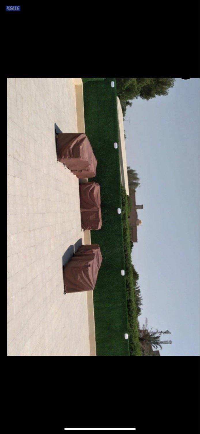 اللبيع كراسي حديد +كراسي خشب +كراسي حديد ملبس خشب مع فرش وطربال5