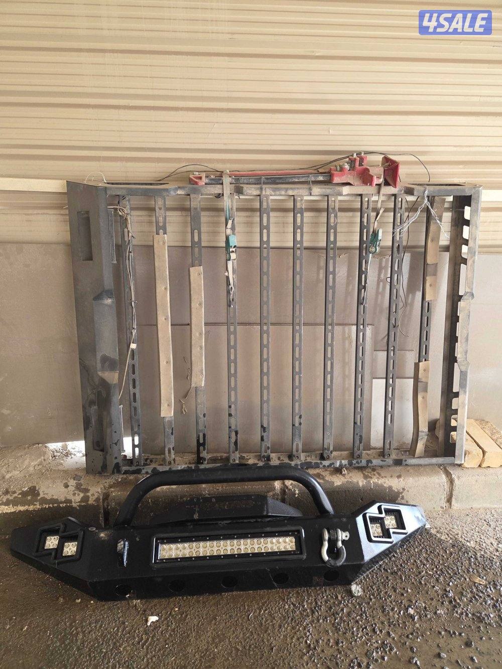 دعاميه جيب رانجلر نظيفه مع سله وجيك وعدد ٢ درام1