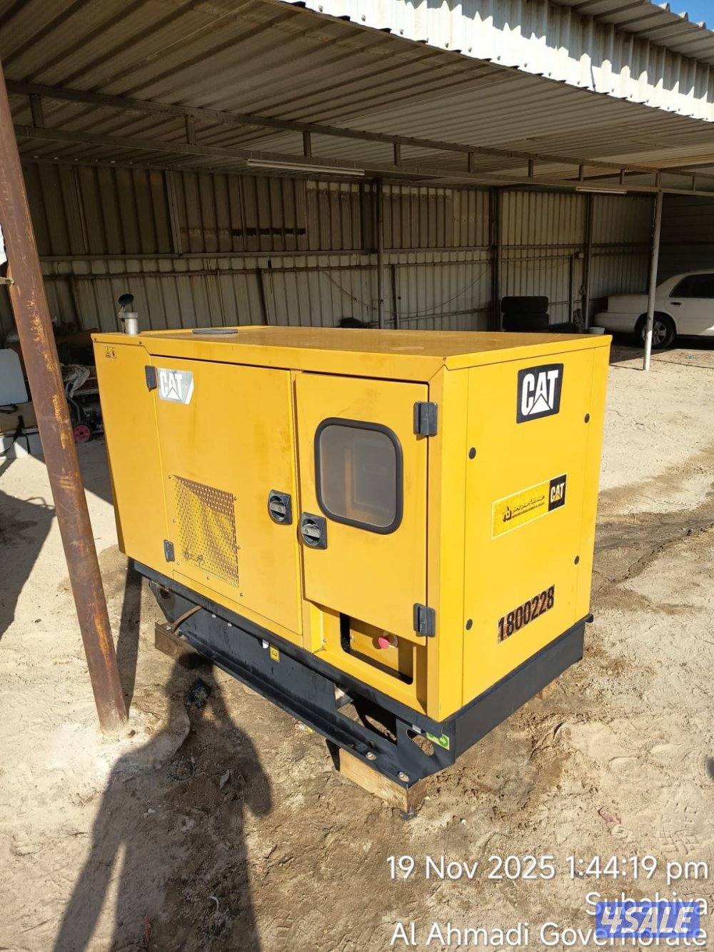 ماطور ديزل كتربلر حجم 30الف موديل 2017. مع خزان حجم 1000لتر نظيف جدا1