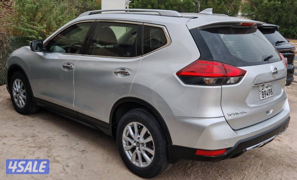 نيسان اكس تريل ٢٠١٩ فضي 4WD ماشي ٩٢ ألف مفحوص2