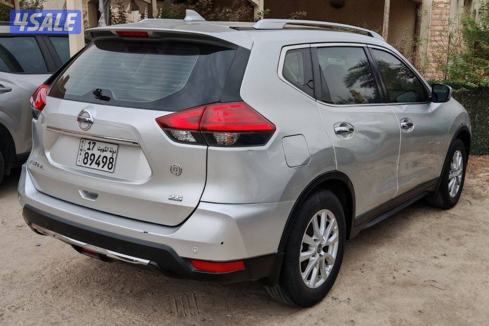 نيسان اكس تريل ٢٠١٩ فضي 4WD ماشي ٩٢ ألف مفحوص3