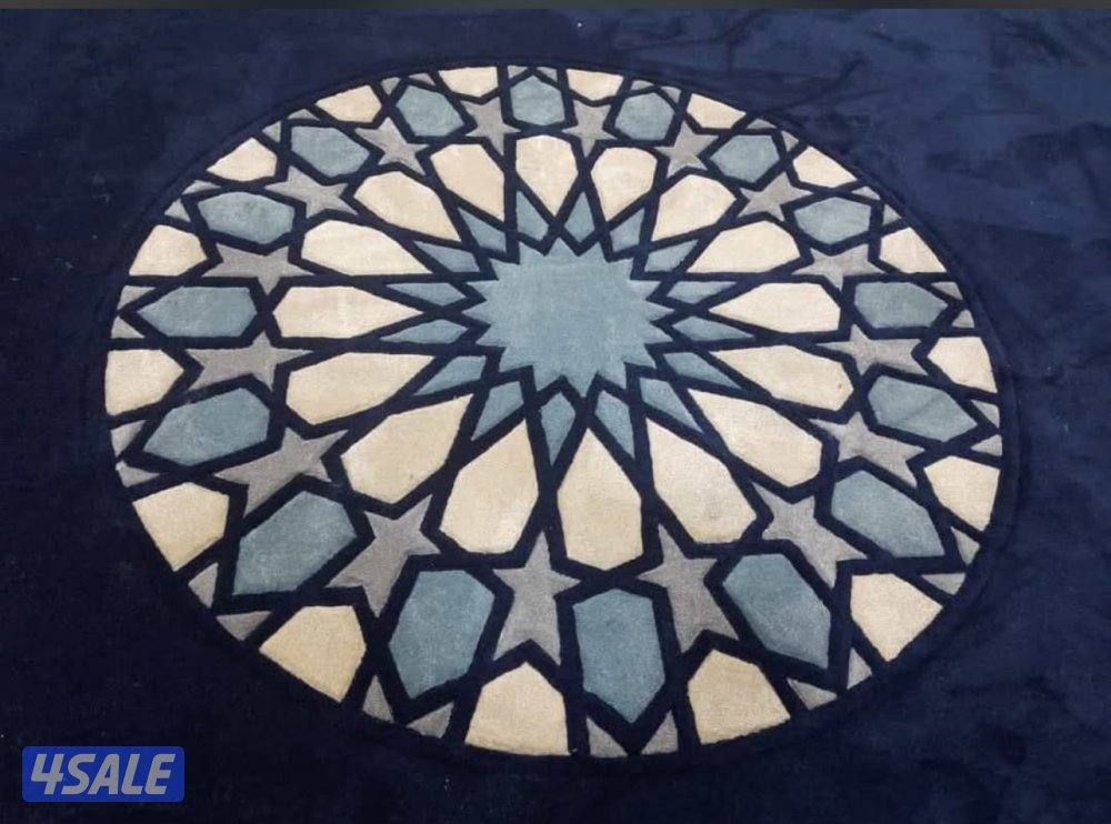 تفصال مساند ظهر ومراكي + سجاد قص ساده حفر يدوي0