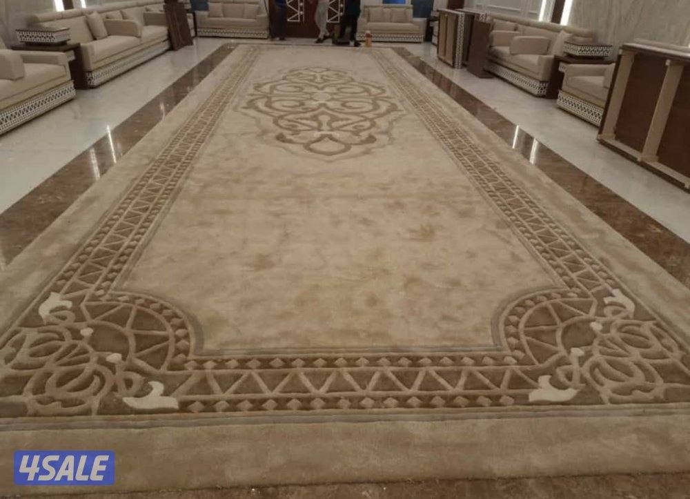 تفصال مساند ظهر ومراكي + سجاد قص ساده حفر يدوي3