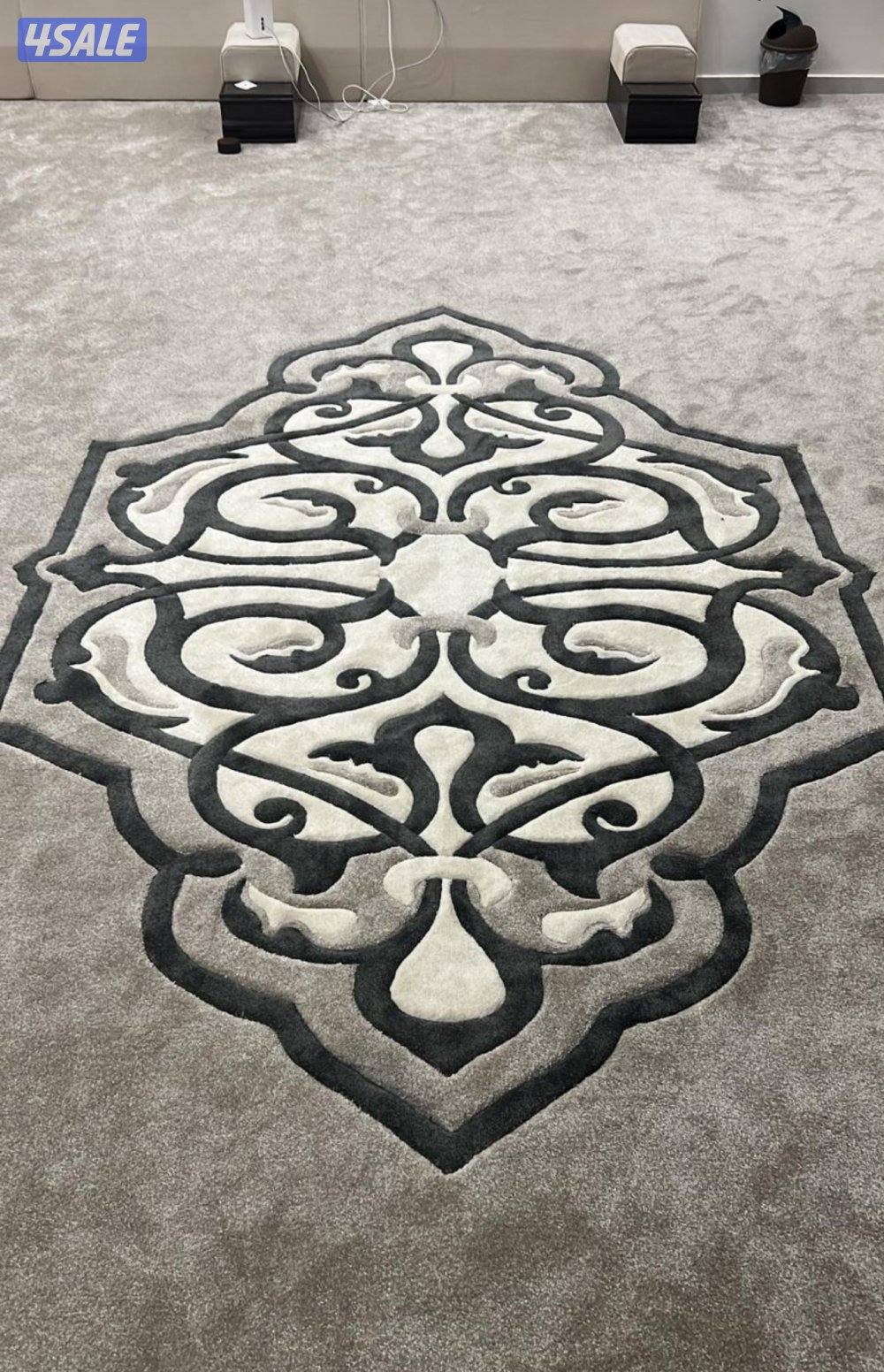 تفصال مساند ظهر ومراكي + سجاد قص ساده حفر يدوي6