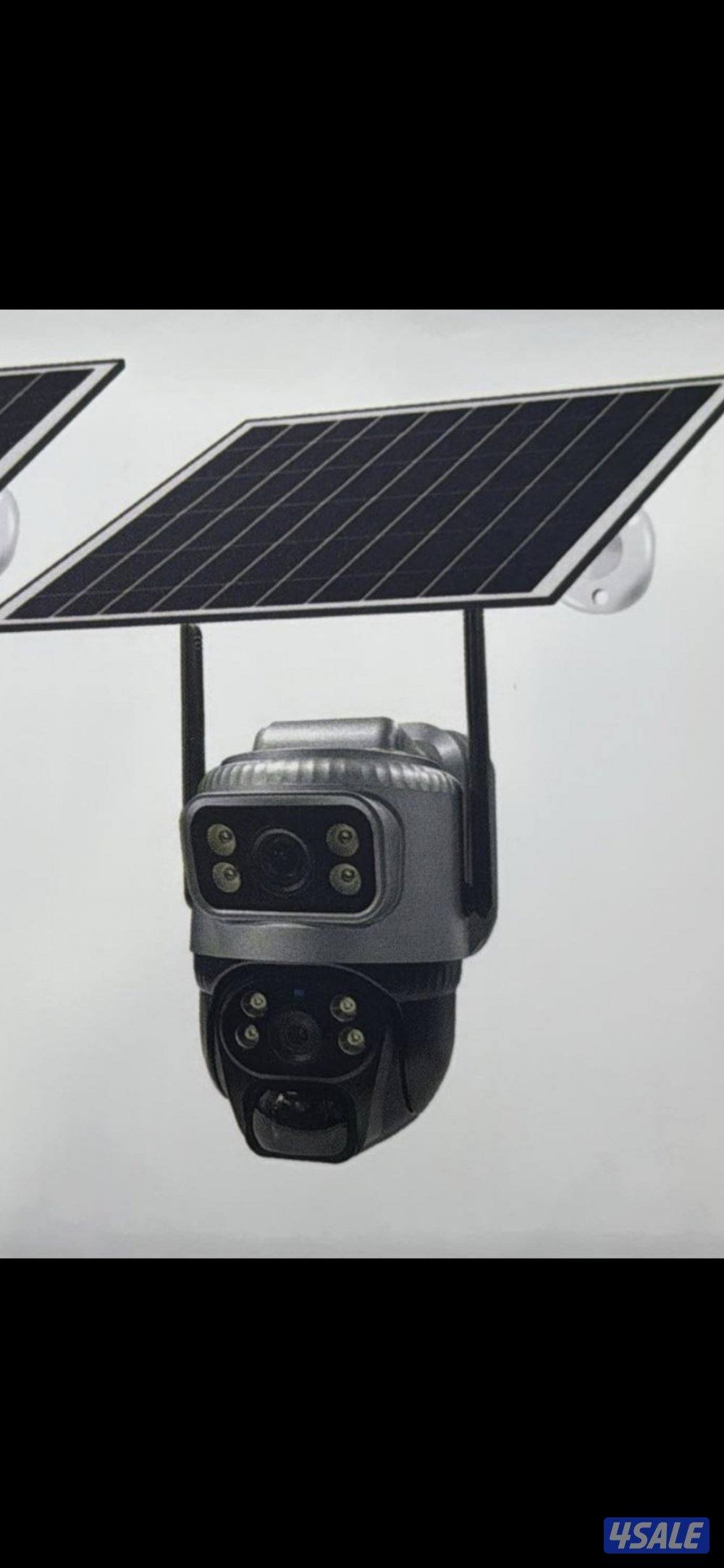 كاميرا طاقه شمسيه متحركه بجميع الاتجاهات صوت صوره سبيكرمايك سنسر حركه6