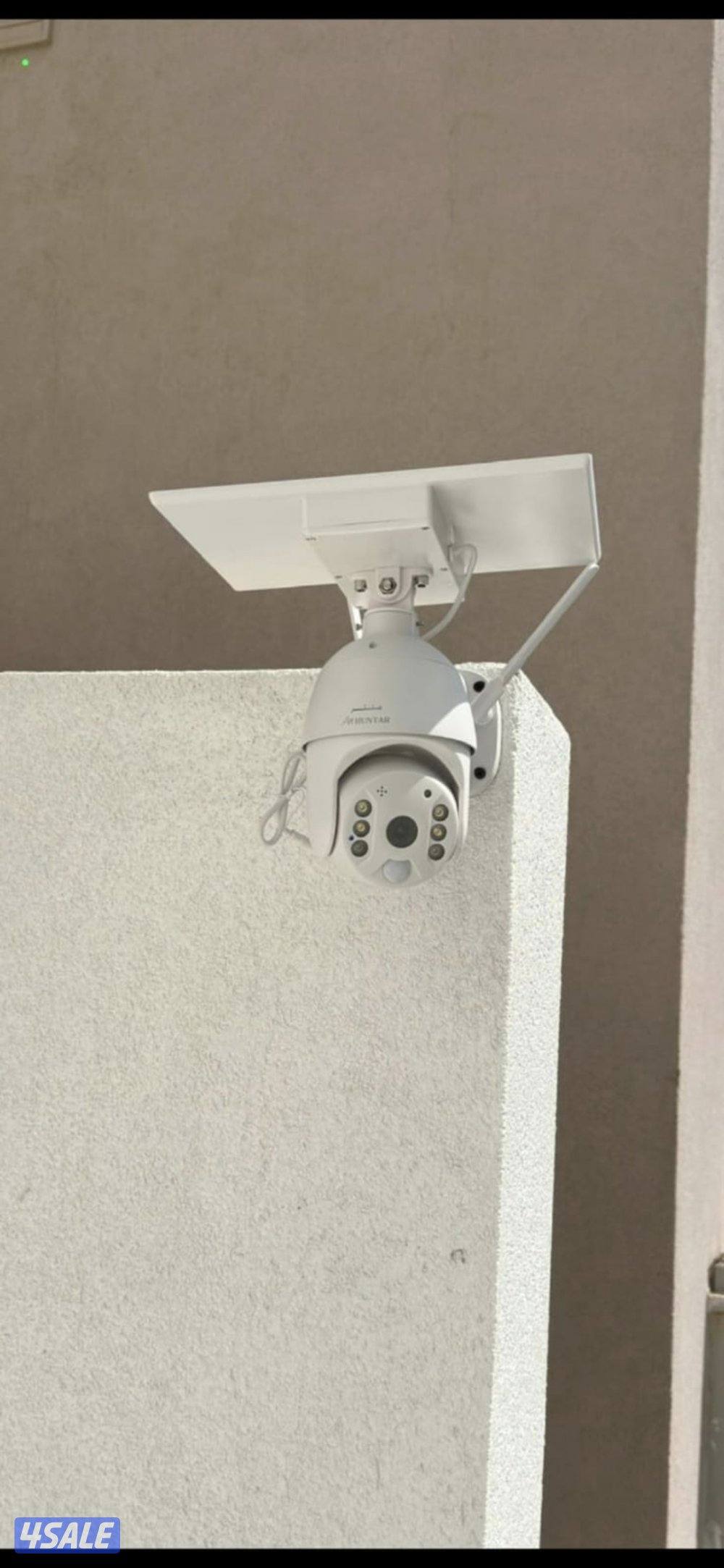 كاميرا طاقه شمسيه متحركه بجميع الاتجاهات صوت صوره سبيكرمايك سنسر حركه2