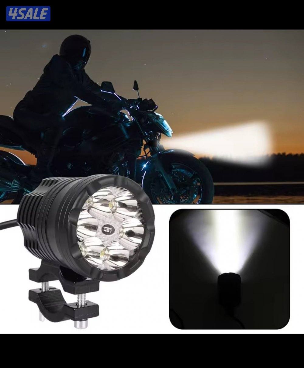 تركيب كشافات سيكل، جودة عالية، 6 لمبات، جسم معدني، ضد الماء0