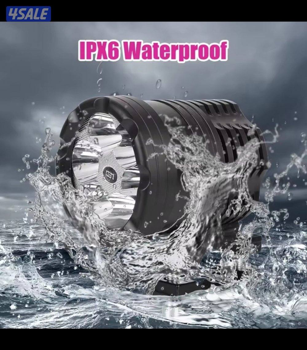 تركيب كشافات سيكل، جودة عالية، 6 لمبات، جسم معدني، ضد الماء3