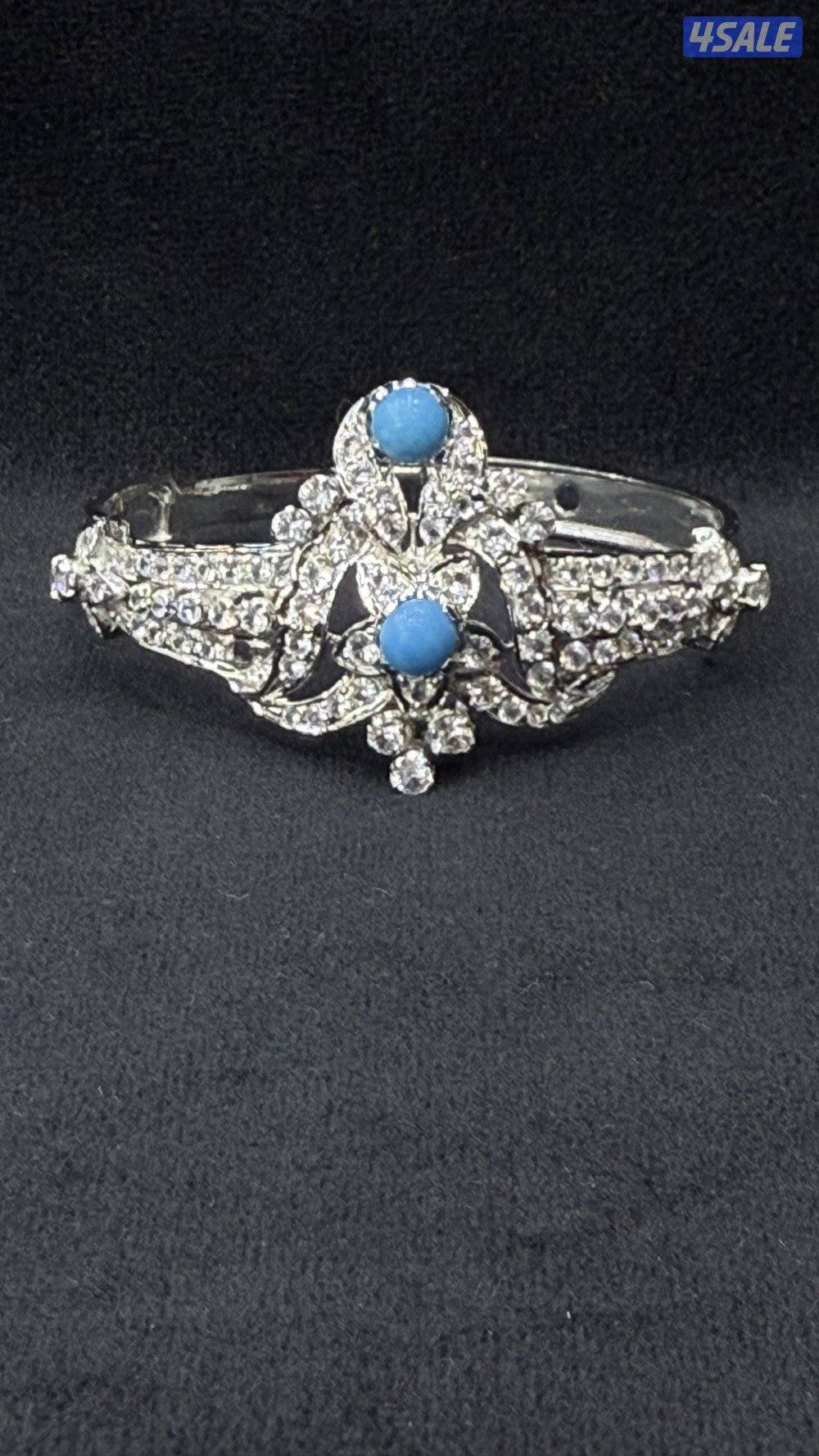 طقم نسائي فضة عيار 925 مطلي بالروديوم – فصوص زركون أبيض7