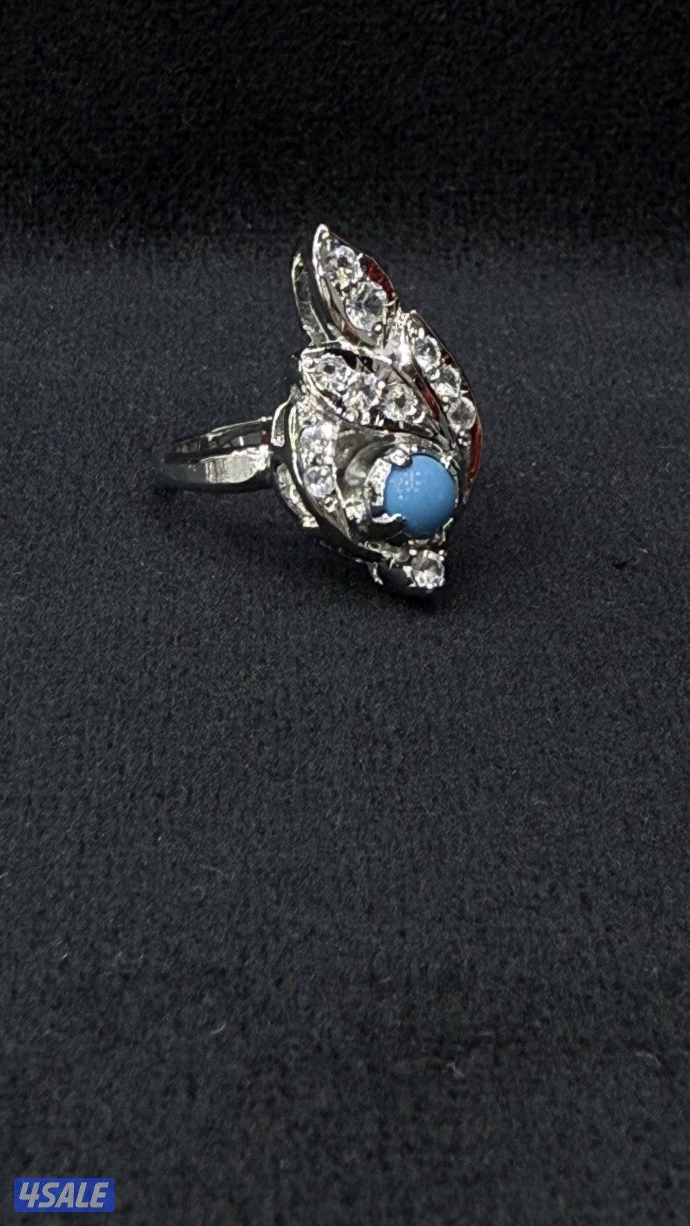 طقم نسائي فضة عيار 925 مطلي بالروديوم – فصوص زركون أبيض11