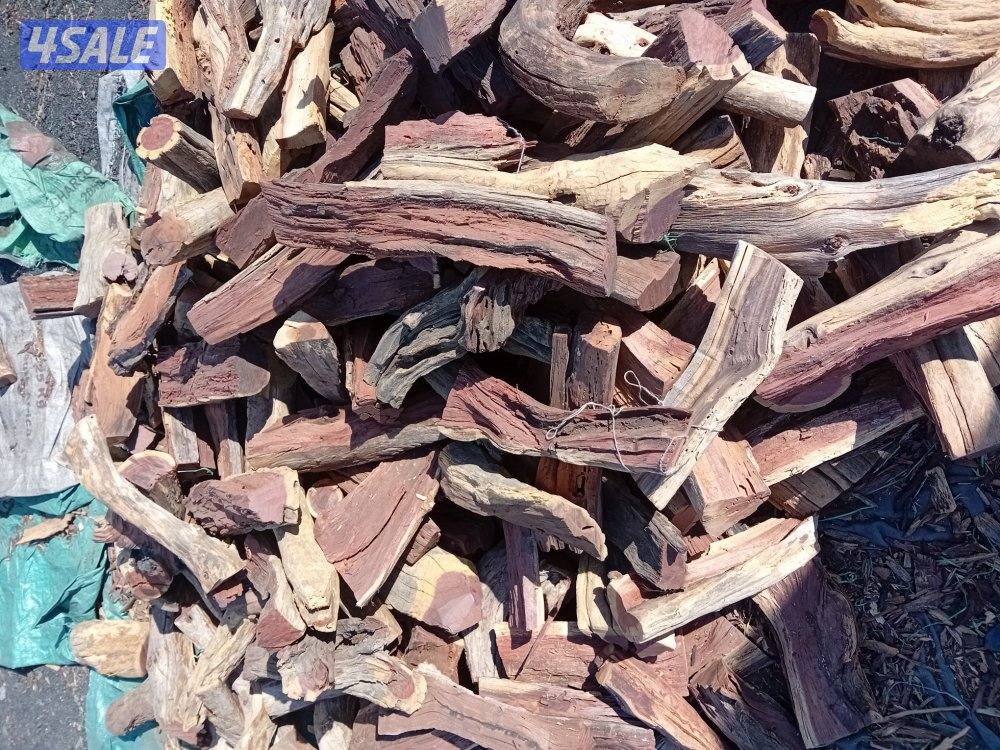 حطب سمر افريقي وحطب الزيتون والفحم الطبيعي والصناعي1