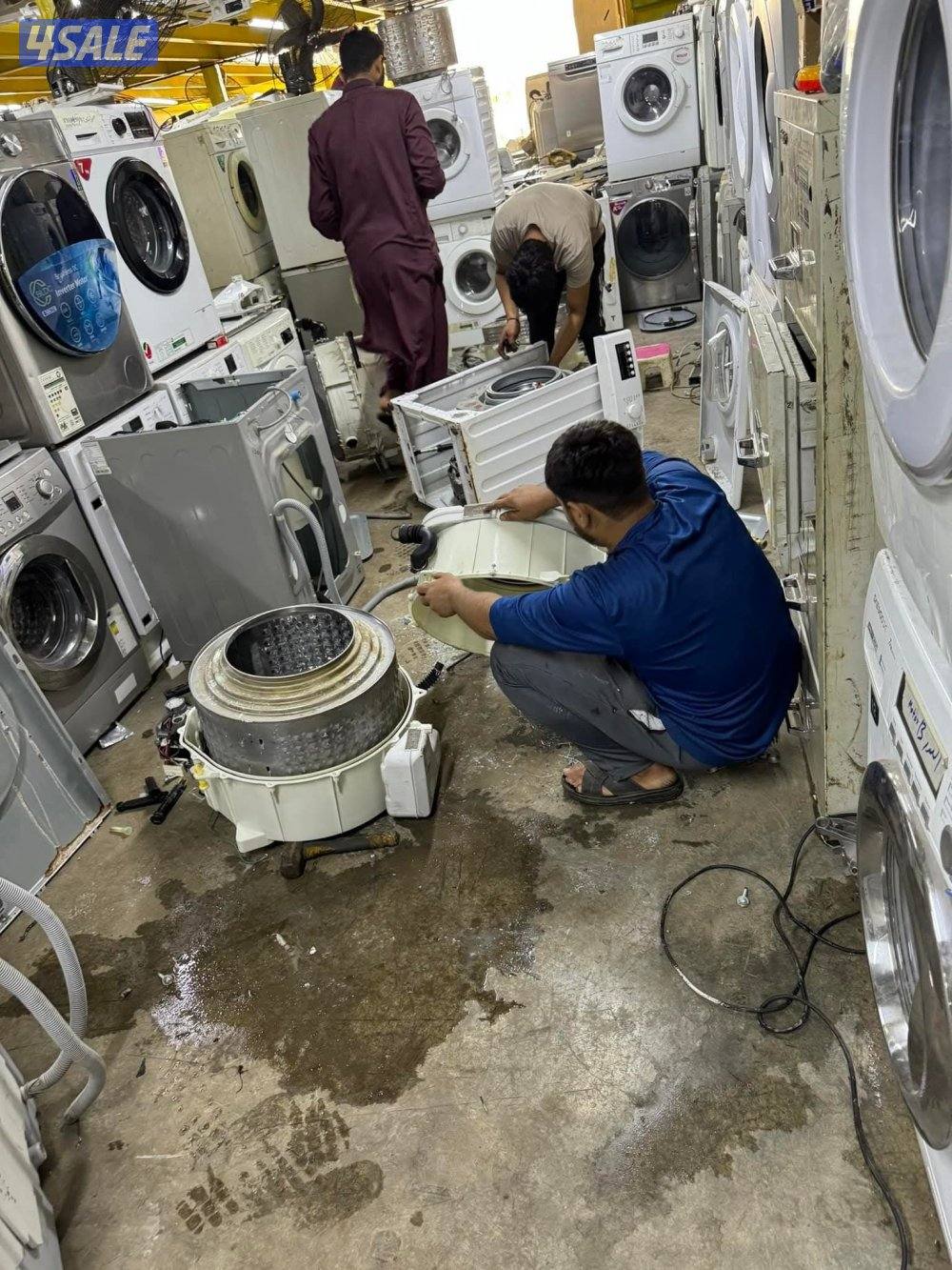 تصلیح جميع أنواع الغسالات نشافات اوتوماتيك و عادي بکفالة2