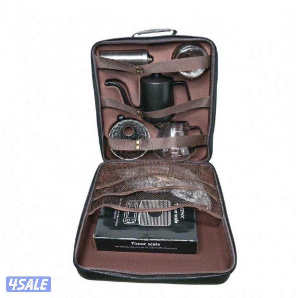 طقم ادوات تحضير القهوة V60 بالتقطير 15 في 1 من Denx3