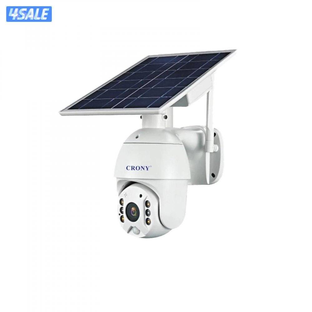 كاميرات مراقبة طاقة شمسية صوت وصوره دوران 360 درجة رؤية ليلية0