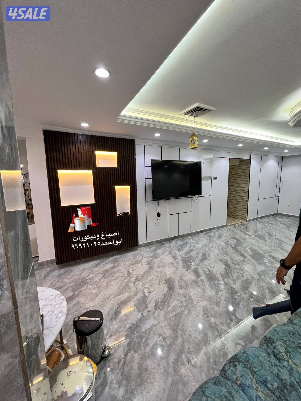 اصباغ وديكورات ورق الجدران. ديكورات جبس ديكورات مودرن0