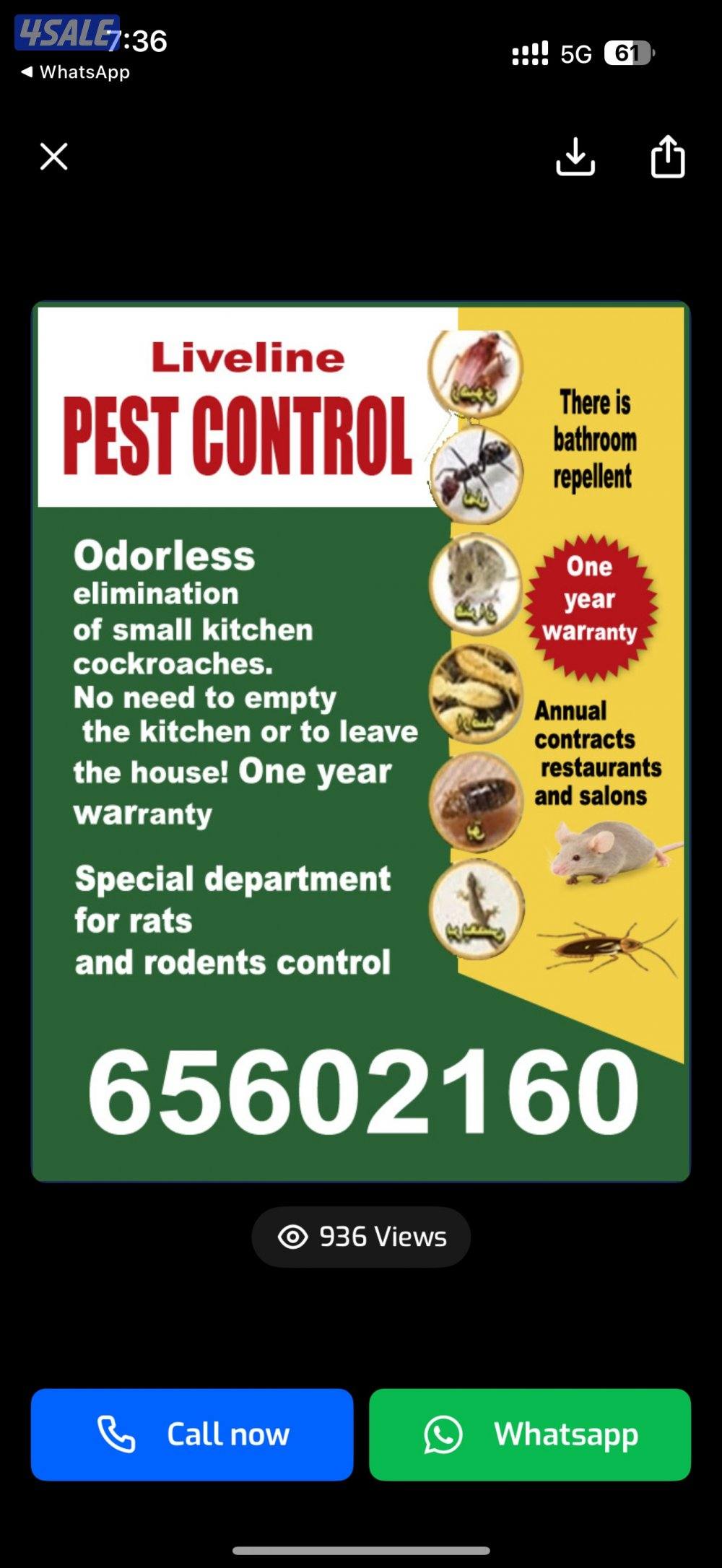 Pest control service0