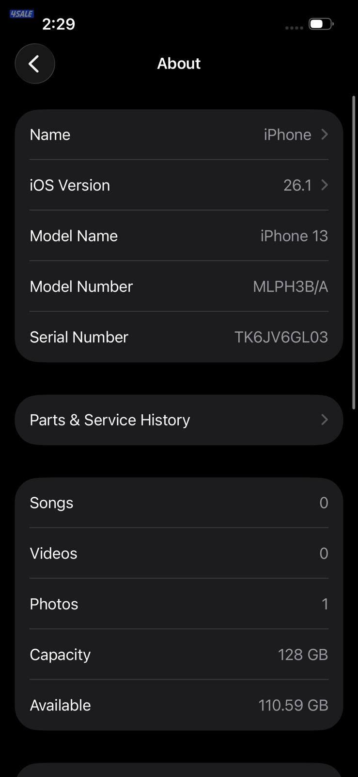 آيفون 13 – 128GB – وردي iPhone 13 – 128GB – Pink10