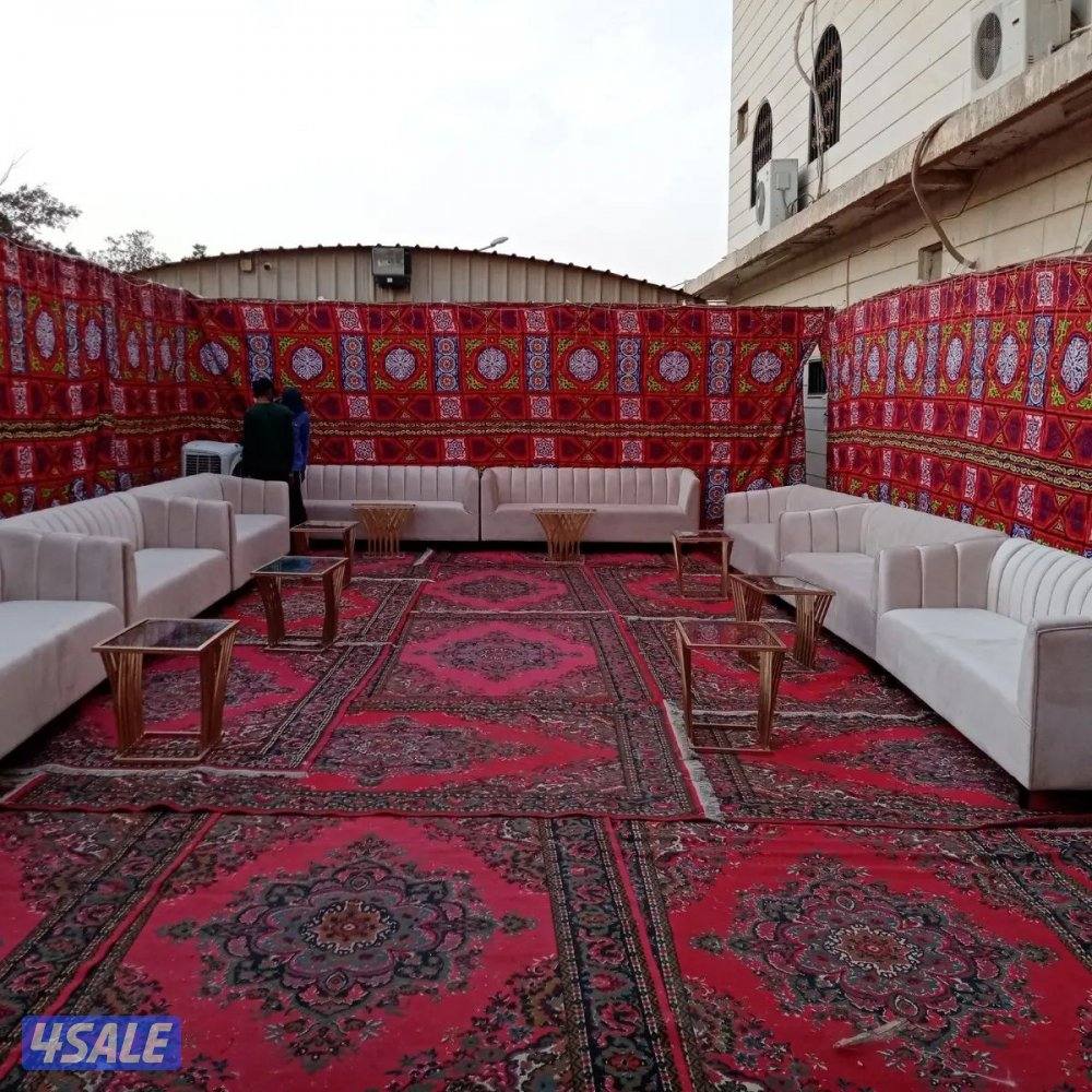 تأجير كراسي خيم كنفات زينه خدمه ضيافه رجالي5