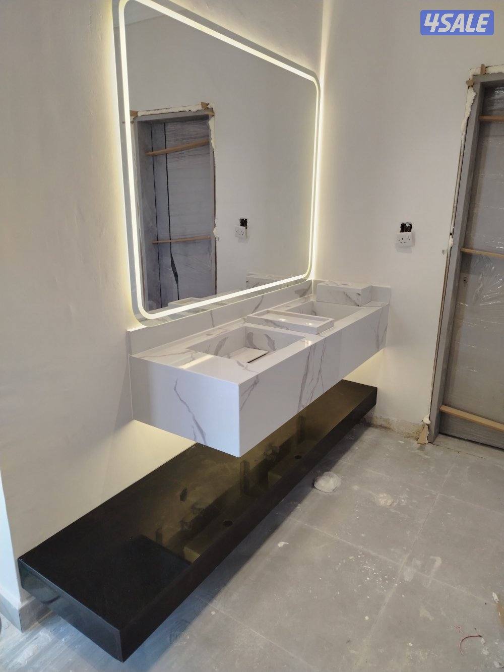 تصميم مغاسل واجارات رخام طبيعي وصناعي0