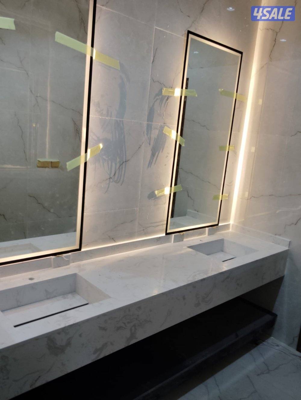 تصميم مغاسل واجارات رخام طبيعي وصناعي1