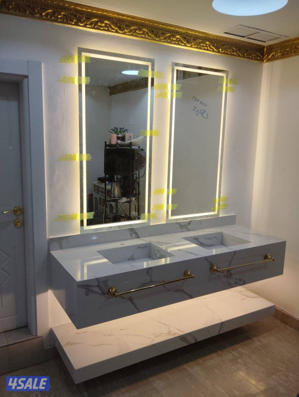 تصميم مغاسل واجارات رخام طبيعي وصناعي4