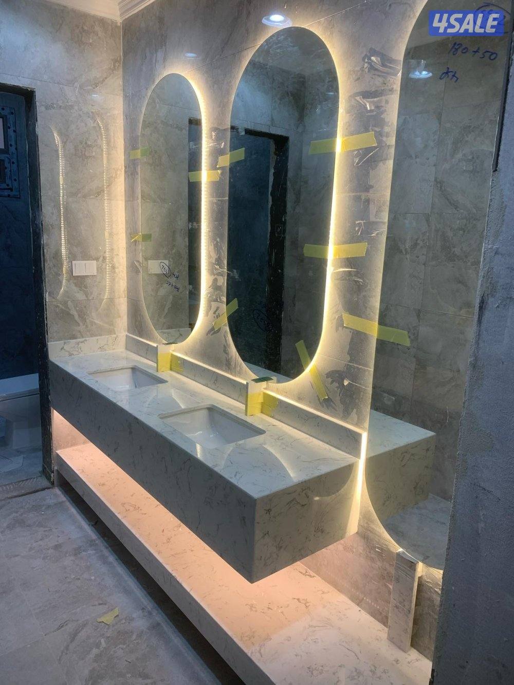 تصميم مغاسل واجارات رخام طبيعي وصناعي6