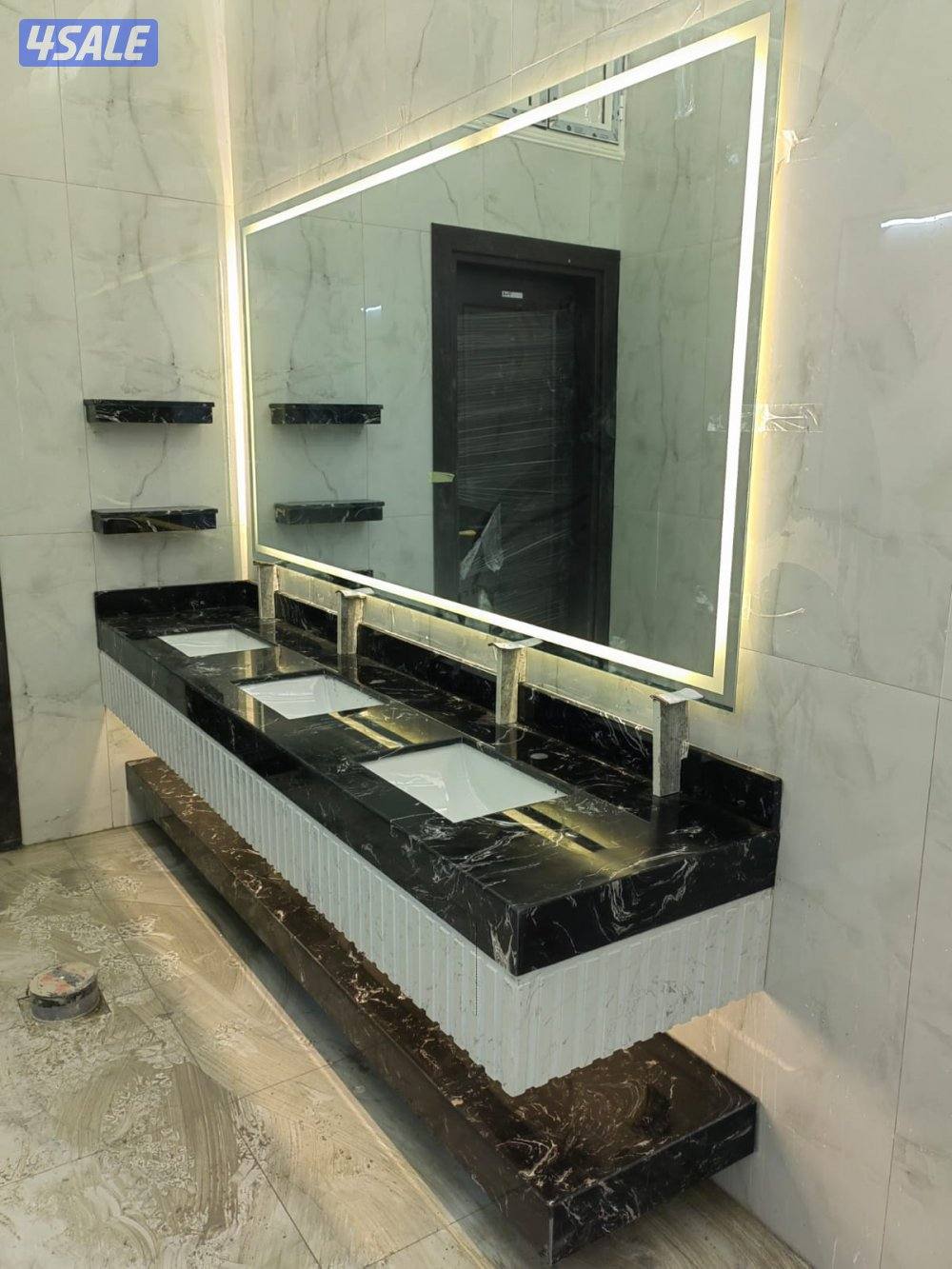 تصميم مغاسل واجارات رخام طبيعي وصناعي7