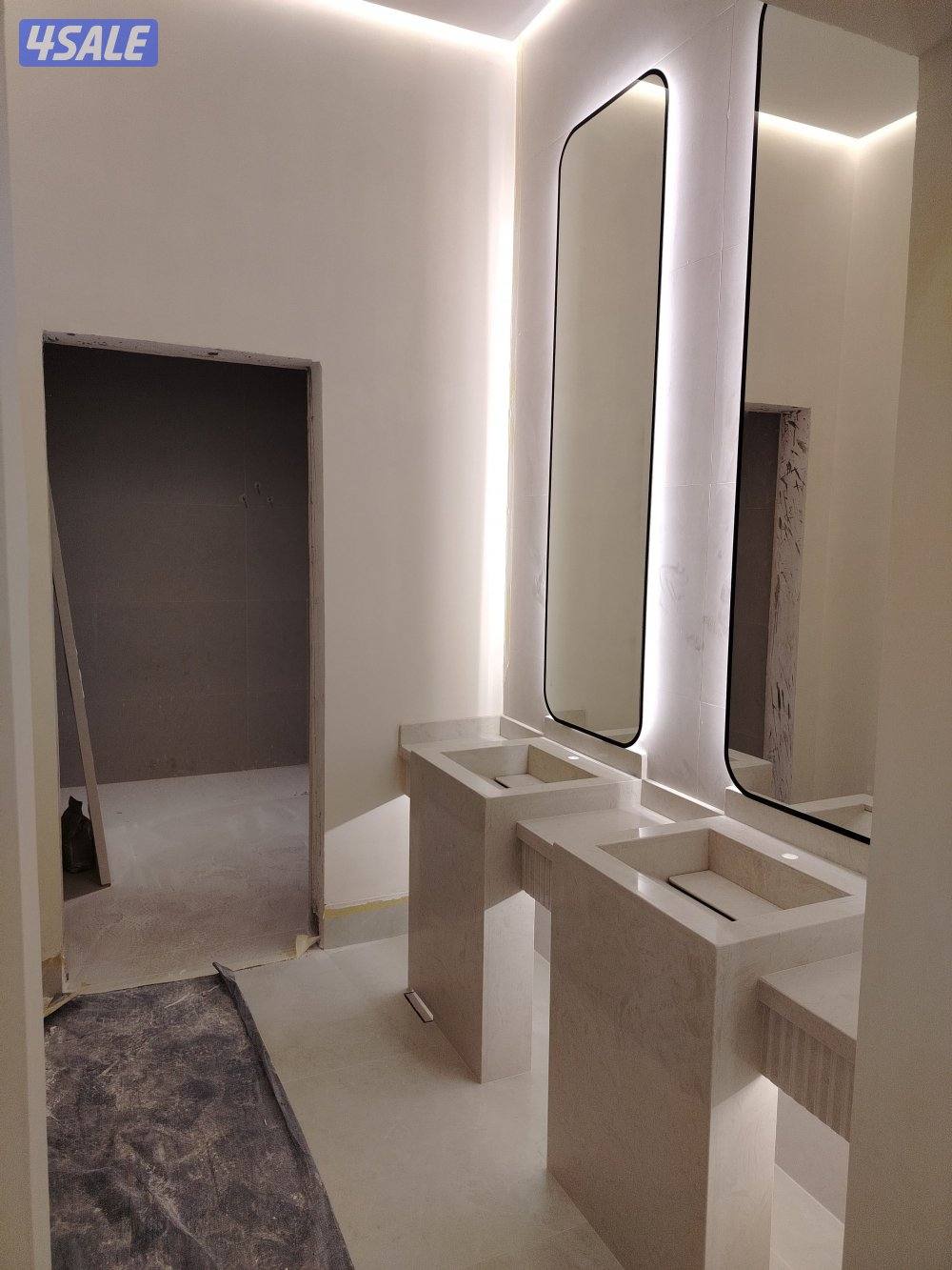 تصميم مغاسل واجارات رخام طبيعي وصناعي13