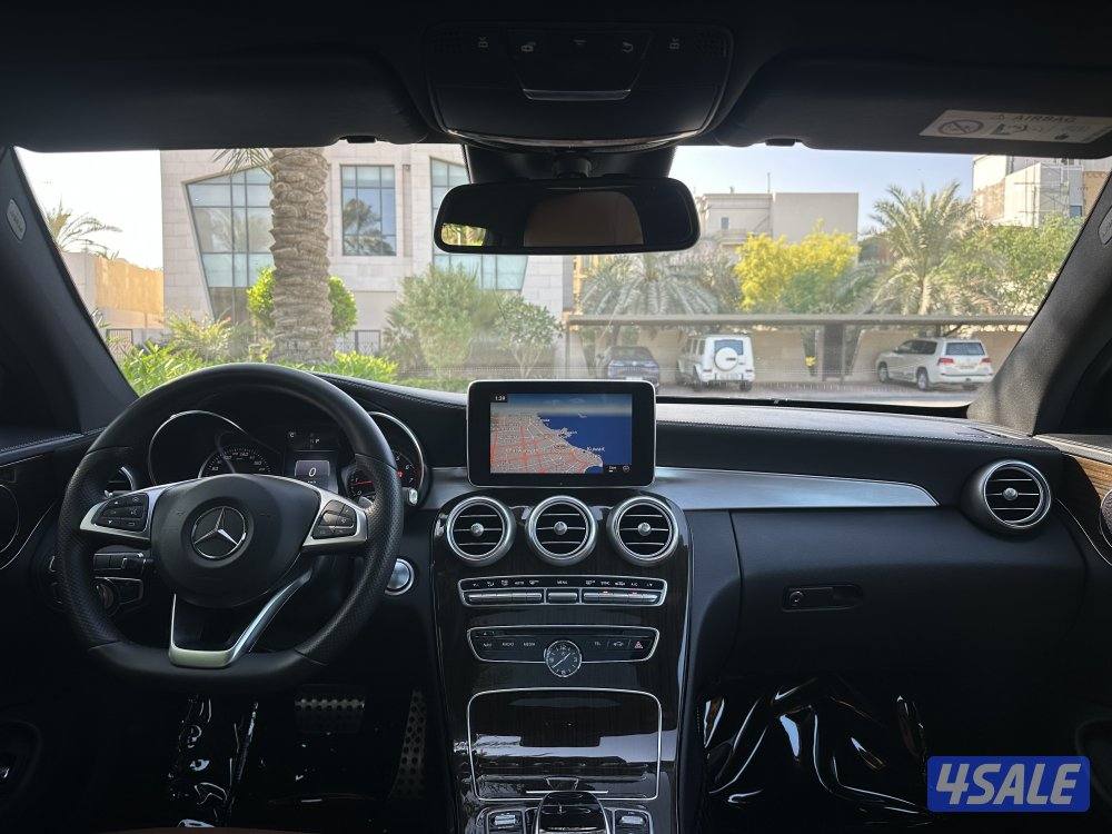 مرسيدس C200 كت AMG موديل 2017 بحاله الوكاله11