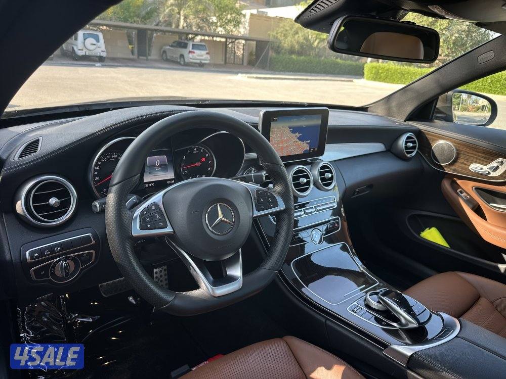 مرسيدس C200 كت AMG موديل 2017 بحاله الوكاله12